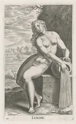 Vandnymfe Linope Lynope (titel på objekt) Stroom en waternimfen (serietitel) Oceanitid-nymfer, epihidrid potamidus naiads (serietitel)