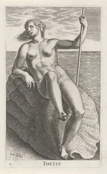Vandnymfen Thetis Thetis (titel på objekt) Stroom en waternimfen (serietitel) Oceanitid-nymfer, epihidrid potamidus naiad (serietitel)