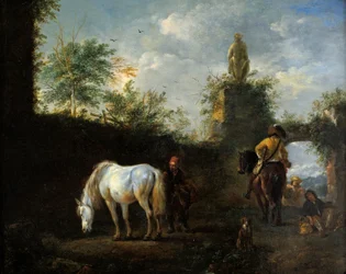 A Hawking Party, ca. 1665