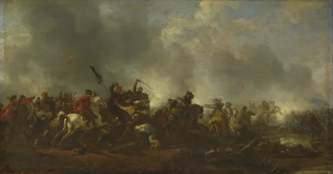 Kavaleri angriber infanteri, 1656-1668