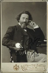 Portræt af kunstneren Ilya Repin 1844-1930