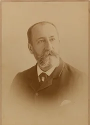 Portræt af komponisten Camille Saint-Saëns 1835-1921.