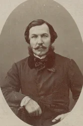 Portræt af pianist og komponist Alfred Quidant 1815-1893.