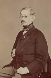 Portræt af komponisten Charles-François Plantade 1787-1870, 1860