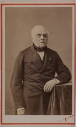 Portræt af komponisten Daniel-François-Esprit Auber 1782-1871, ca. 1870.