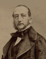 Portræt af pianisten og komponisten Sigismund Thalberg 1812-1871, ca 1860.
