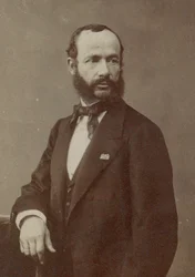 Portræt af violinisten og komponisten Henri Vieuxtemps 1820-1881, 1870
