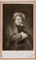 Forfatteren Alexandre Dumas far 1802-1870, 1870.