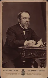 Portræt af komponisten Michael William Balfe 1808-1870.