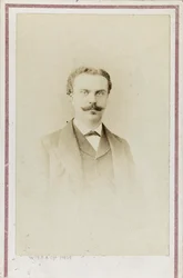 Portræt af Guy de Maupassant, ca. 1880.