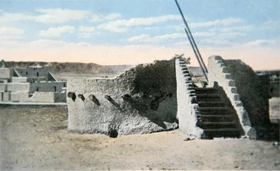 Estufa Building, New Mexico, ca. 1920 (foto)