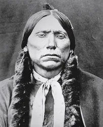 Quanah Parker (ca. 1845-1911) (s/h-billede)