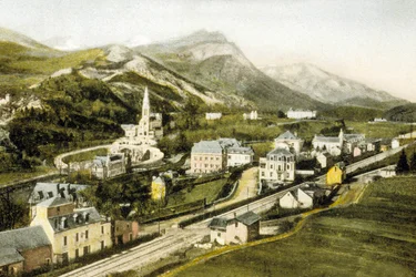 Lourdes, Frankrig, ca. 1905 (foto)