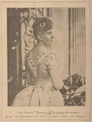 Viscountesse Gormanston, "Irish Society" [tidsskrift] Vol. VII nr. 353 13. oktober 1894 (avispapir)
