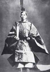 Hirohito, kejser af Japan, ved sin tronbestigelse