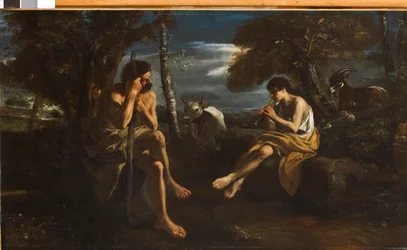 Mercury sætter Argus i søvn, ca. 1645-55