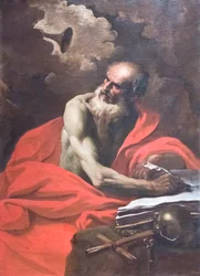 Saint Hieronymus (olie på lærred)