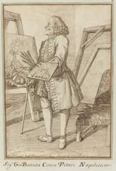 Signore Sebastiano Conca, napolitansk maler (Signore Sebastiano Conca, napolitansk maler)