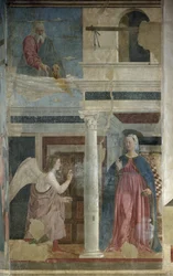 Bebudelsen - fresko, ca. 1455