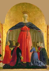 Sankt Maria "della Misericordia", midterstykke i poliptyken malet til "Confratelli della Misericordia"