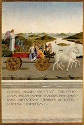 Hertugen af Urbinos triumf, Federico da Montefeltro (tempera på træ)