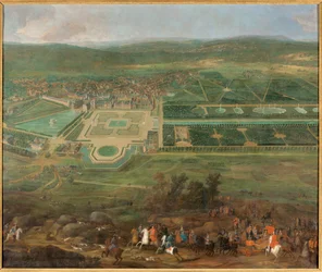 Udsigt over Fontainebleau-slottet