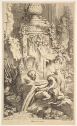 Naiades, Tritons og Priaps bad, 1736.