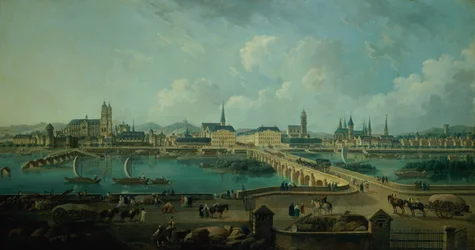 Panoramaudsigt over Tours, 1787