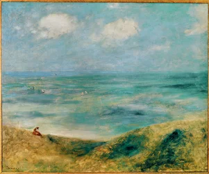 Au bord de la mer a Guernsey (olie på lærred)