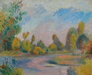 Ved floden, 1896.