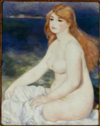 Baigneuse blond
