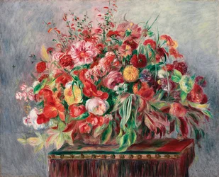 Kurv med blomster; Kurv med blomster, 1890