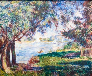 Bougival, ca. 1888 (olie på lærred)