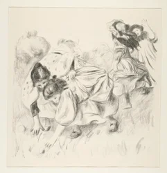 Børn leger? bolden (børn spiller bold)