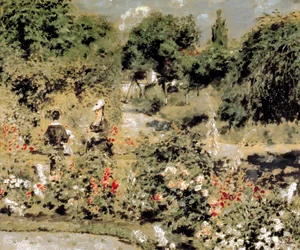 Haven i Fontenay-aux-Roses, ca. 1873-74 (olie på lærred)
