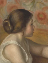 Hoved af en ung pige, ca. 1890