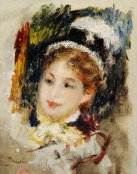 Dame i hendes bytøj, 1875