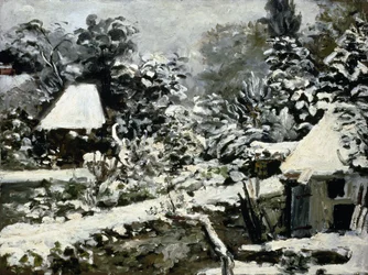 Landskab, Sneeffekt, ca. 1868