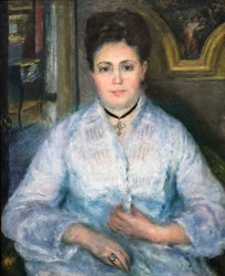 Madame Victor Choquet i hvidt