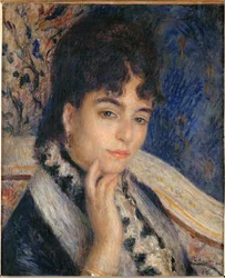 Madame Alphonse Daudet (olie på lærred)