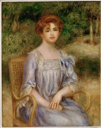 Mme Gaston Bernheim de Villiers, født Suzanne Adler (olie på lærred)