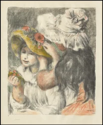 Pinning the Hat: Second Plate, ca. 1898