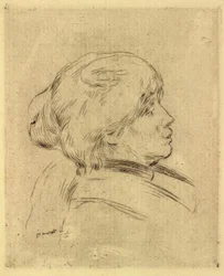 Portræt af Berthe Morisot