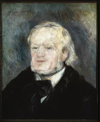Portræt af Richard Wagner (olie på lærred