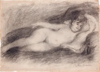Liggende nøgen, c.1903-7