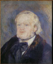 Richard Wagner Malet i Palermo til en beundrer af komponisten (maleri på lærred)