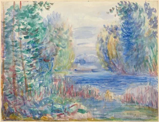 Flodlandskab, 1890