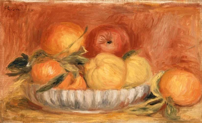 Stilleben med æbler og appelsiner; Nature Morte aux pommes et appelsiner, slutningen af 1890