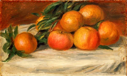 Stilleben med æbler og appelsiner, ca. 1901