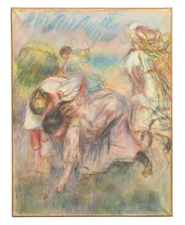 The Ball Game, ca. 1892-1900 (pastel på papir)